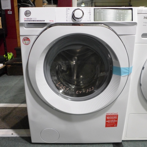 3118 - Hoover H-Wash 500 14kg Washing Machine - Model: HWB414AMC - DAMAGED * This lot is subject to VAT (41... 