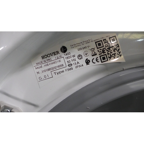 3118 - Hoover H-Wash 500 14kg Washing Machine - Model: HWB414AMC - DAMAGED * This lot is subject to VAT (41... 