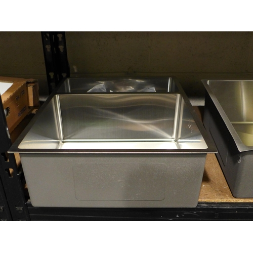 3136 - Idro 1.5 LHD Stainless Steel Sink (400x500) - model no.:- SC24S2-S5743BS, original RRP £290 inc. VAT... 