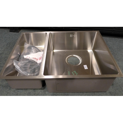 3136 - Idro 1.5 LHD Stainless Steel Sink (400x500) - model no.:- SC24S2-S5743BS, original RRP £290 inc. VAT... 