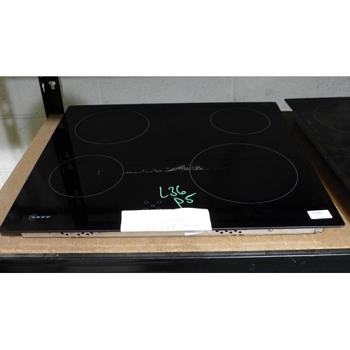 3140 - Neff Ceramic 4 Zone Hob (H45xW592xD522) - model no.:- T16NBE1L, original RRP £449.17 inc. VAT  (413-... 