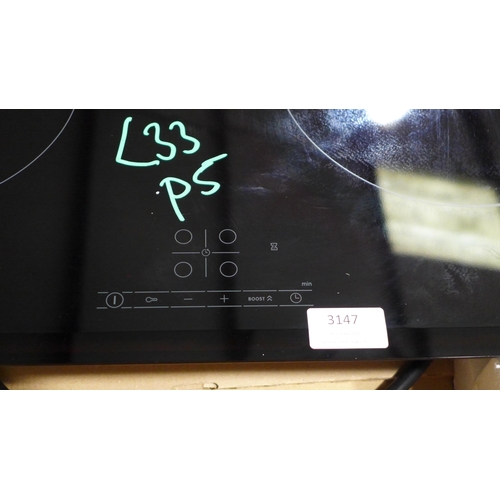 3147 - Bosch Induction 4 Zone Hob (H51xW592xD522) - model no.:- PIE631BB5E, original RRP £632.50 inc. VAT  ... 