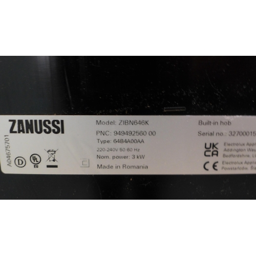 3155 - Zanussi 4 Zone induction hob  (413-235)  * This lot is subject to vat