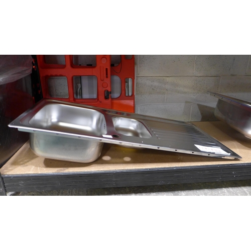 3165 - Islay Stainless Steel sink With Drainer- model no.:- 500x1000, original RRP £132.50 inc. VAT  (413-1... 