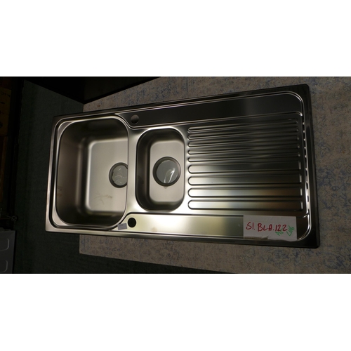 3165 - Islay Stainless Steel sink With Drainer- model no.:- 500x1000, original RRP £132.50 inc. VAT  (413-1... 