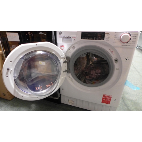 3166 - Hoover H-wash & dry 300 Pro Integrated Washer Dryer (9kg)  * This lot is subject to VAT (410-108)