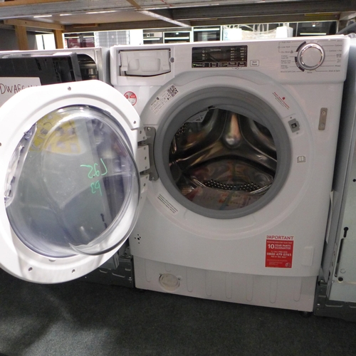 3174 - Hoover H Wash & Dry 300 Lite Integrated Washer Dryer (8+5kg) (H820xW600xD525) - model no.:- HBD 485D... 