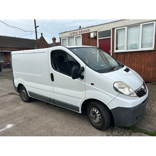 2486 - Vauxhall Vivaro 2700 CDTI SWB panel van DU08 SEY 2008 diesel 1995cc - On view Friday 9.30 - 5.00 and... 