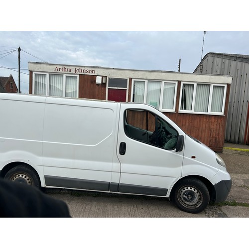 2486 - Vauxhall Vivaro 2700 CDTI SWB panel van DU08 SEY 2008 diesel 1995cc - On view Friday 9.30 - 5.00 and... 