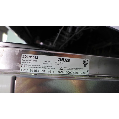 3218 - Zanussi Fully Intergrated Sliding Hinge Dishwasher (H818xW596xD550) - model no.:- ZDLN1522, original... 