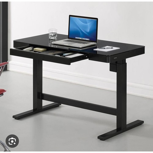 1530 - An adjustable black power Tech desk , original RRP £266.66 + VAT (4167-13) * This lot is subject to ... 