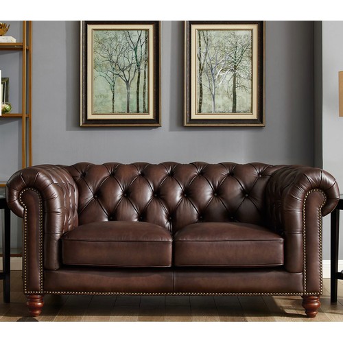 1462 - An Allington 2 seater brown leather sofa, original RRP £1416.66 + VAT (4167-21) * This lot is subjec... 