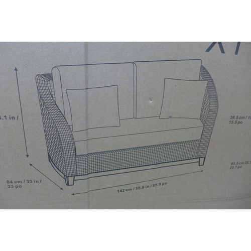 1563 - An Agio Cameron 3 piece seating set, original RRP £1374.91 + VAT (4185-12) - boxed, not checked*This... 