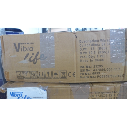 2388 - A Vibro Life plate - blue - unused