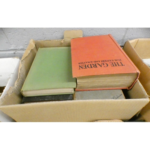 1072 - Six boxes of mixed glass, china including Sadler and a box of books **PLEASE NOTE THIS LOT IS NOT EL... 