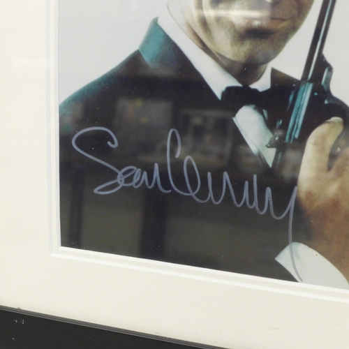 604 - A Sean Connery signed photograph with Certificate of Authentication