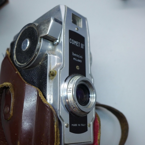 613 - A Yashica 44 TLR, Lubitel 2 TLR and a Comet III camera