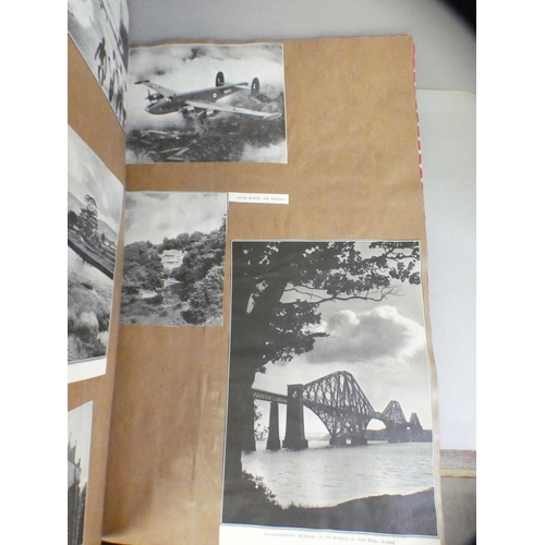 655 - Two scrap albums, 1950s and 1960s including many pasted in postcards