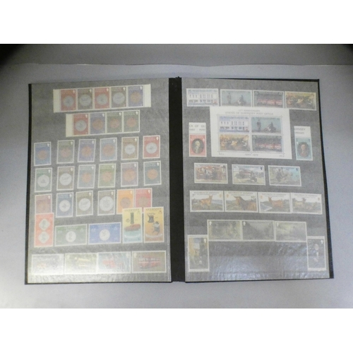 658 - Five albums of mint and used stamps including UK and Guernsey