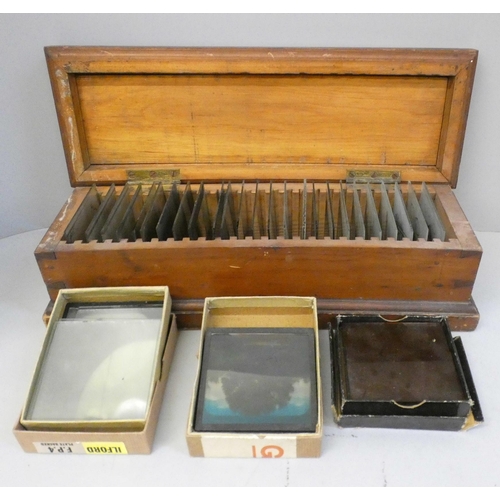 689 - Magic lantern slides for restoration