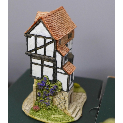 717 - Lilliput Lane houses, St. Bartholemews, Hops House, Pretty as a Picture, Little Dog Lost, Grasmere C... 