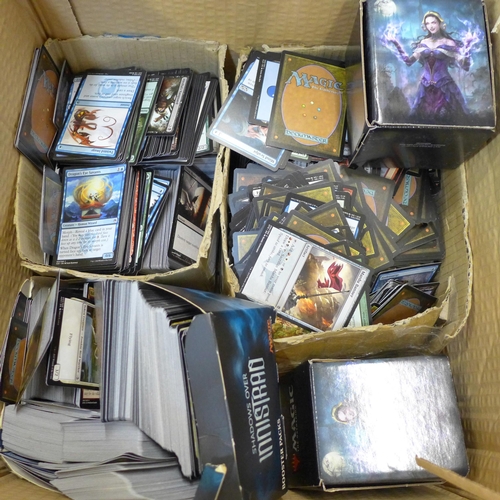 723 - A box of Magic The Gathering gaming/playing cards