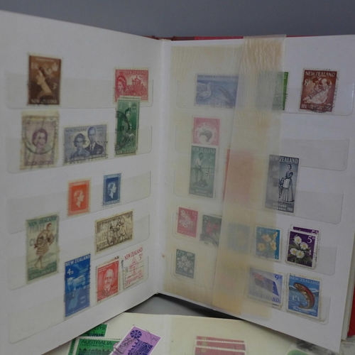 774 - Stamps; a box of stamps, covers, etc.