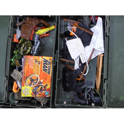 780 - Four cased sets of modern Action Man accessories