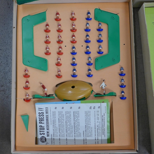 782 - Subbuteo, Test Match Edition table cricket and International Edition table rugby, boxed