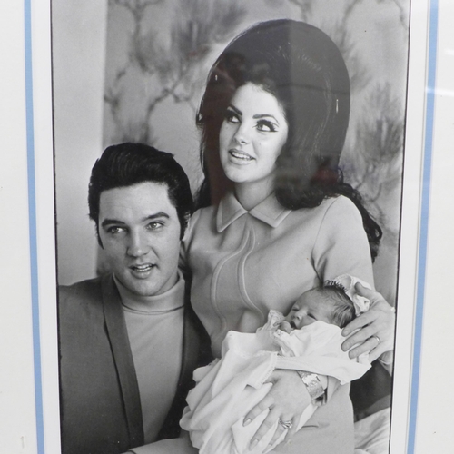 812 - Elvis Presley and Prescilla Presley, 16 x 10