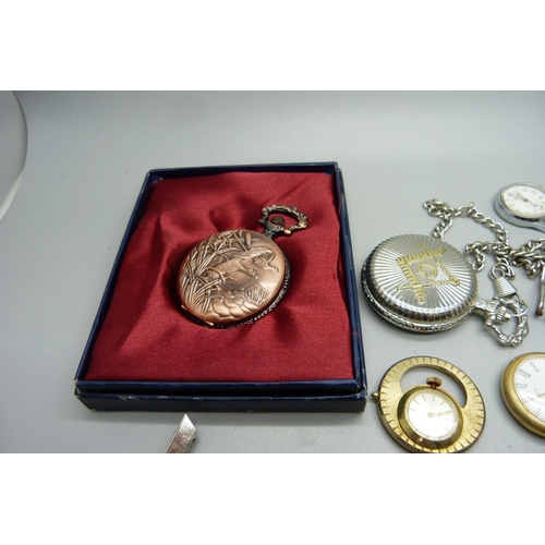 894 - Fob, pendant and pocket watches