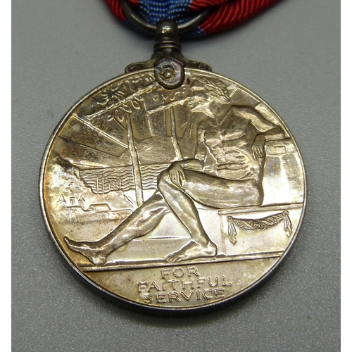 896 - An Imperial Service Medal to Francis Widdison, with box