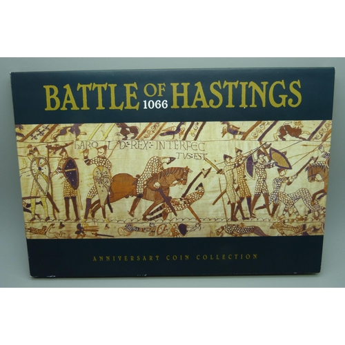 906 - A Westminster Collection Battle of Hastings 1066 Anniversary Collection, twelve 999/1000 silver proo... 