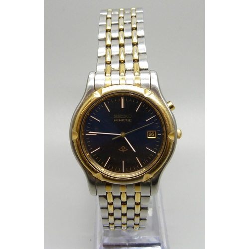 968 - A gentleman's Seiko Kinetic wristwatch