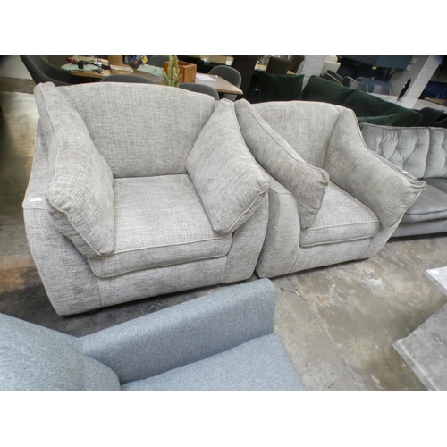 1464 - A Tisdale 6 piece dark grey sofa , original RRP £1249.99 + VAT (4167-44) * This lot is subject to VA... 