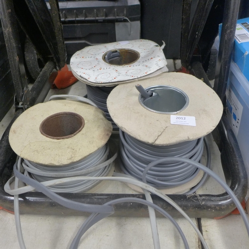 2012 - Three reels of cable