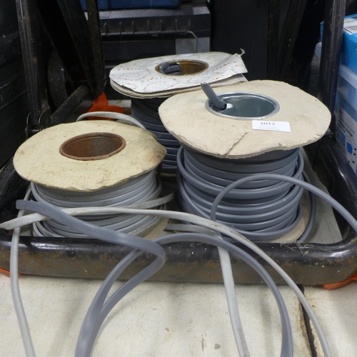 2012 - Three reels of cable