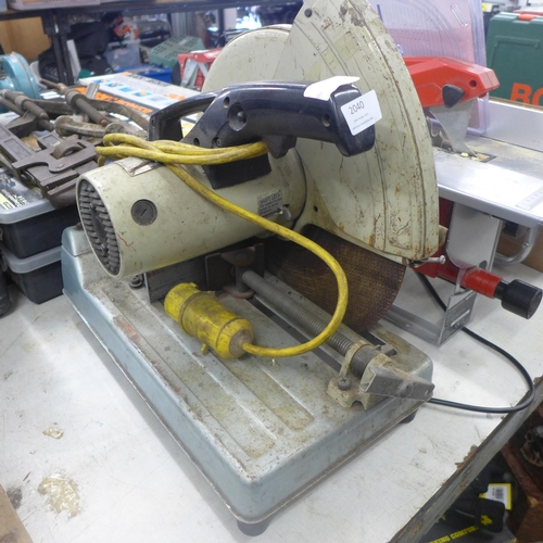 2040 - A Makita 110v (2414K) metal cutting chop saw