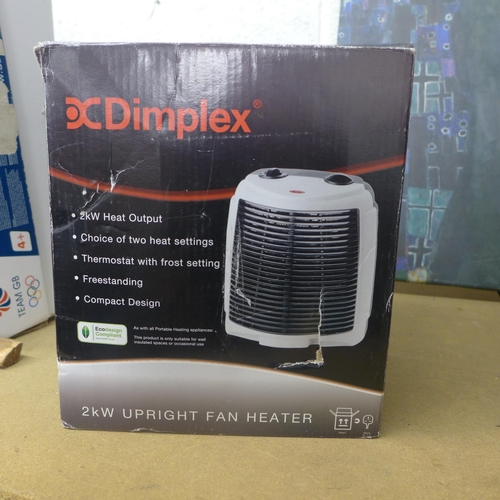 2058 - A Dimplex 2kw upright fan heater