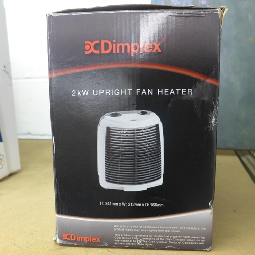 2058 - A Dimplex 2kw upright fan heater