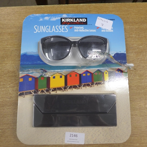 2146 - Two pairs of Kirkland sunglasses