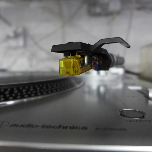 2167 - An Audio Technica turntable - model:- AT-LP120XUSB - W