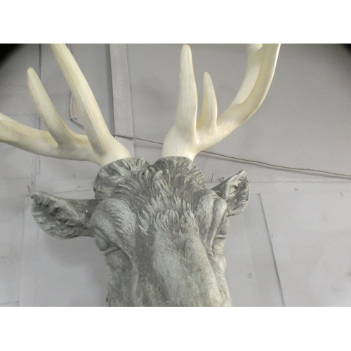 1418 - A wall mounted stag's head