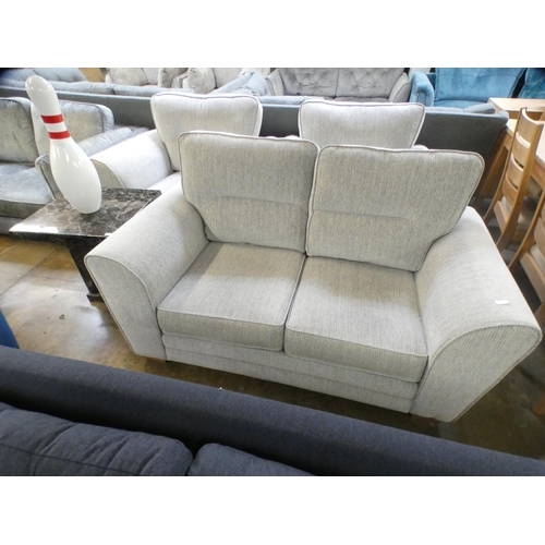 1448 - A Dahlia grey upholstered two seater sofa and two chairs