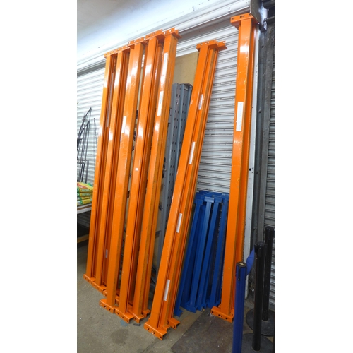 2236 - Nine bays of heavy duty pallet racking