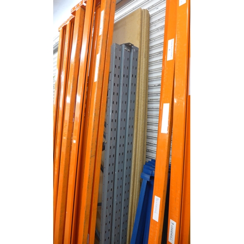 2236 - Nine bays of heavy duty pallet racking