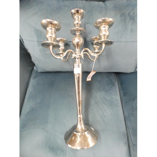 1397 - A Hill Interiors five arm candelabra