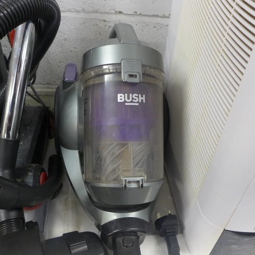 2203 - Assorted vacuum cleaners including Dyson dc04 VAX and bush