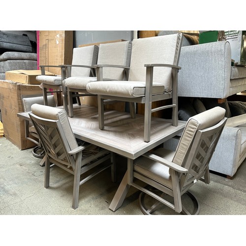 1532 - A Sunvilla Harrington 7 piece aluminium dining set, original RRP £1499.99 + VAT (4186-6) * This lot ... 