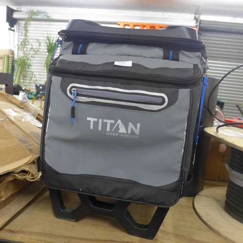 2356 - Titan deep freeze can cooler on trolley